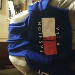 Girls crop top hoodie